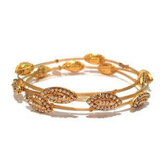 Evil Eye Gold Bangle